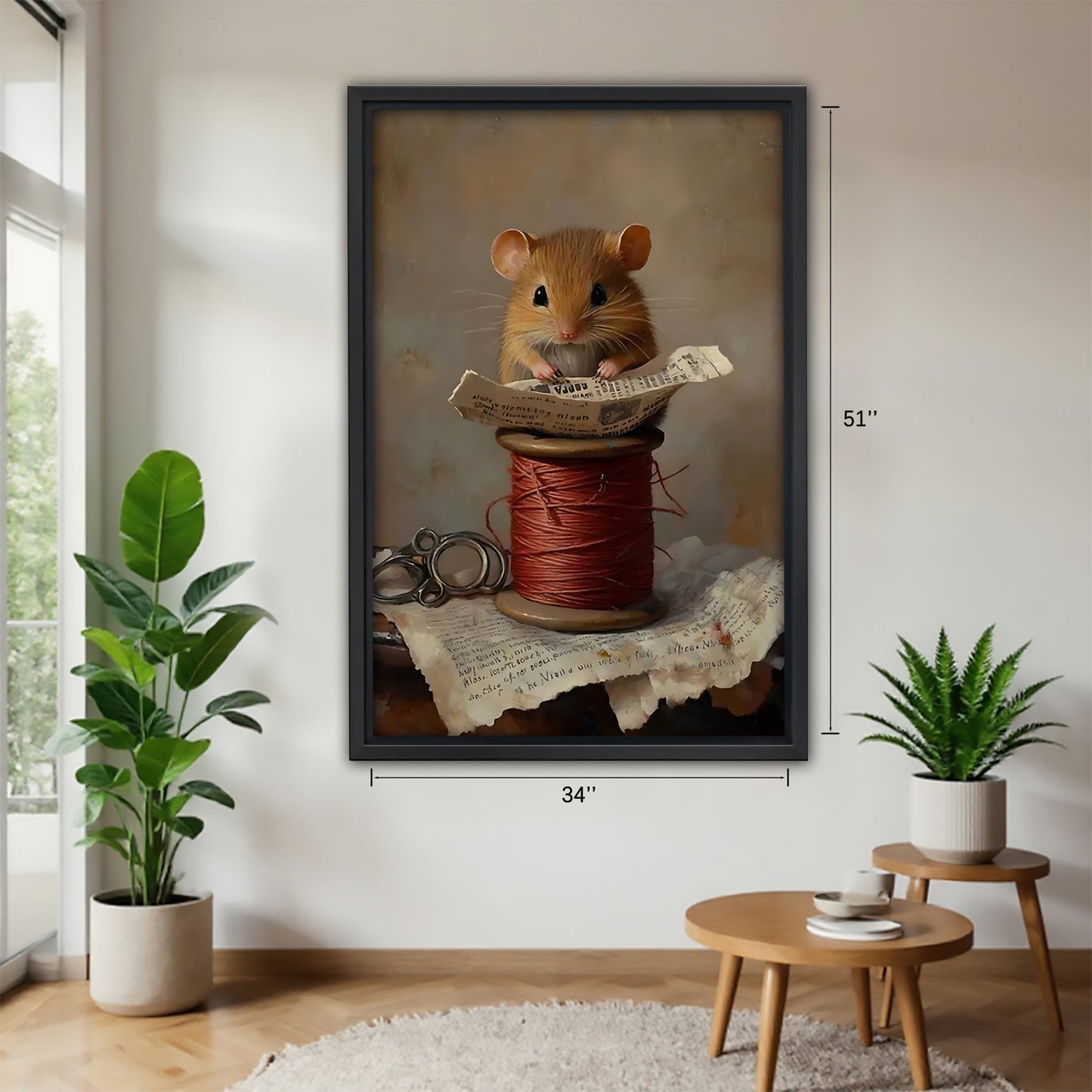 Neutral Abstract Framed Wall Art – Minimalist Line Art for Office or Studio | Liberty Signs #SZ210