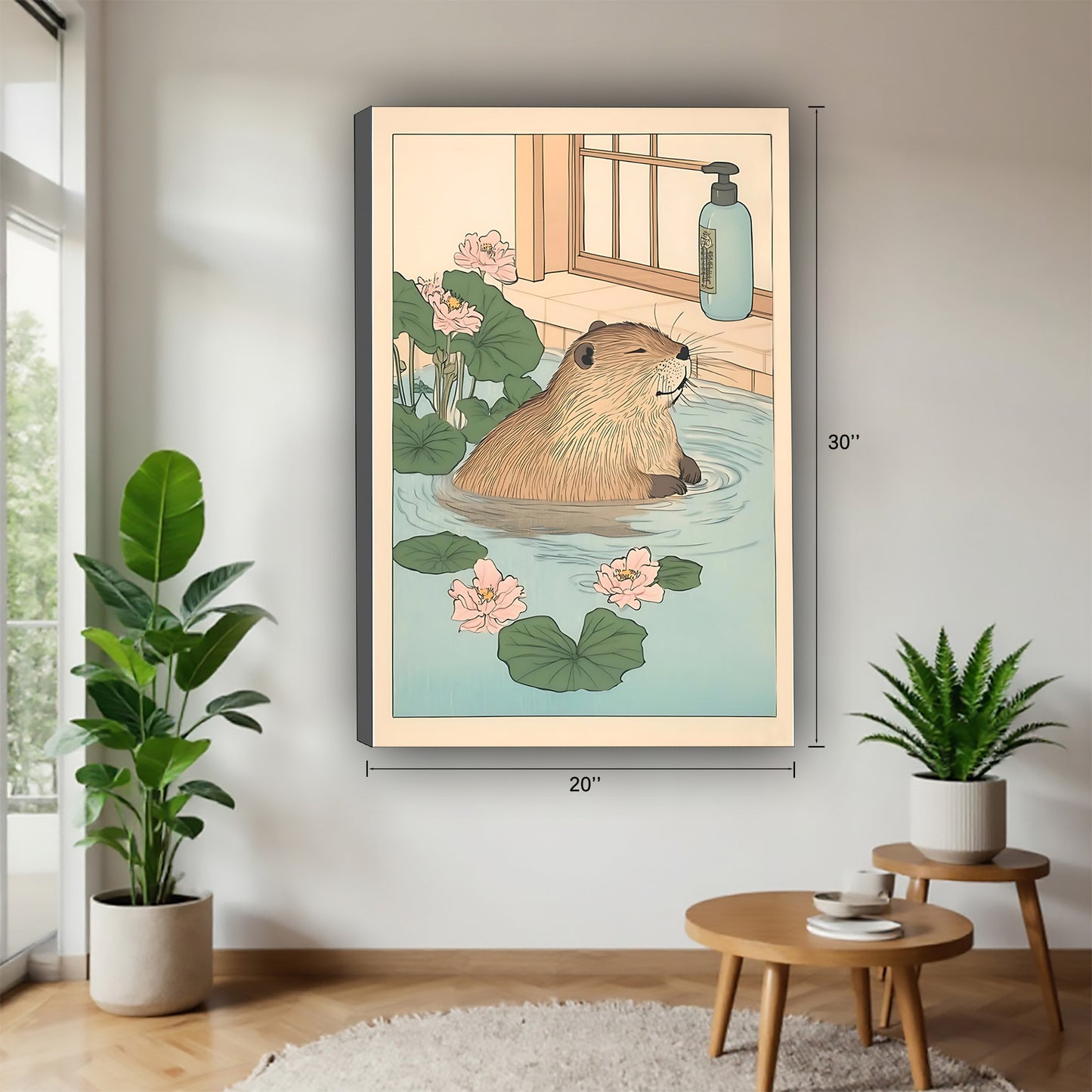 Neutral Abstract Framed Wall Art – Minimalist Line Art for Office or Studio | Liberty Signs #SZ211