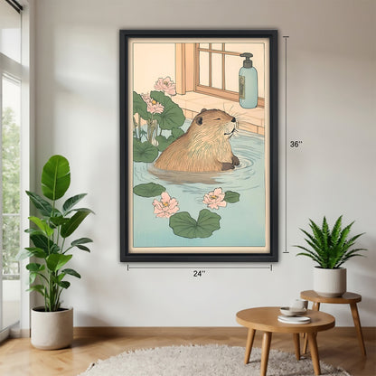 Neutral Abstract Framed Wall Art – Minimalist Line Art for Office or Studio | Liberty Signs #SZ211