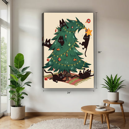 Christmas Wall Art – Festive Canvas Decor for Holiday Homes | Liberty Signs #SZ213