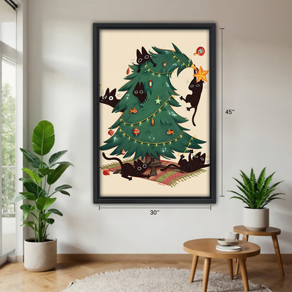 Christmas Wall Art – Festive Canvas Decor for Holiday Homes | Liberty Signs #SZ213