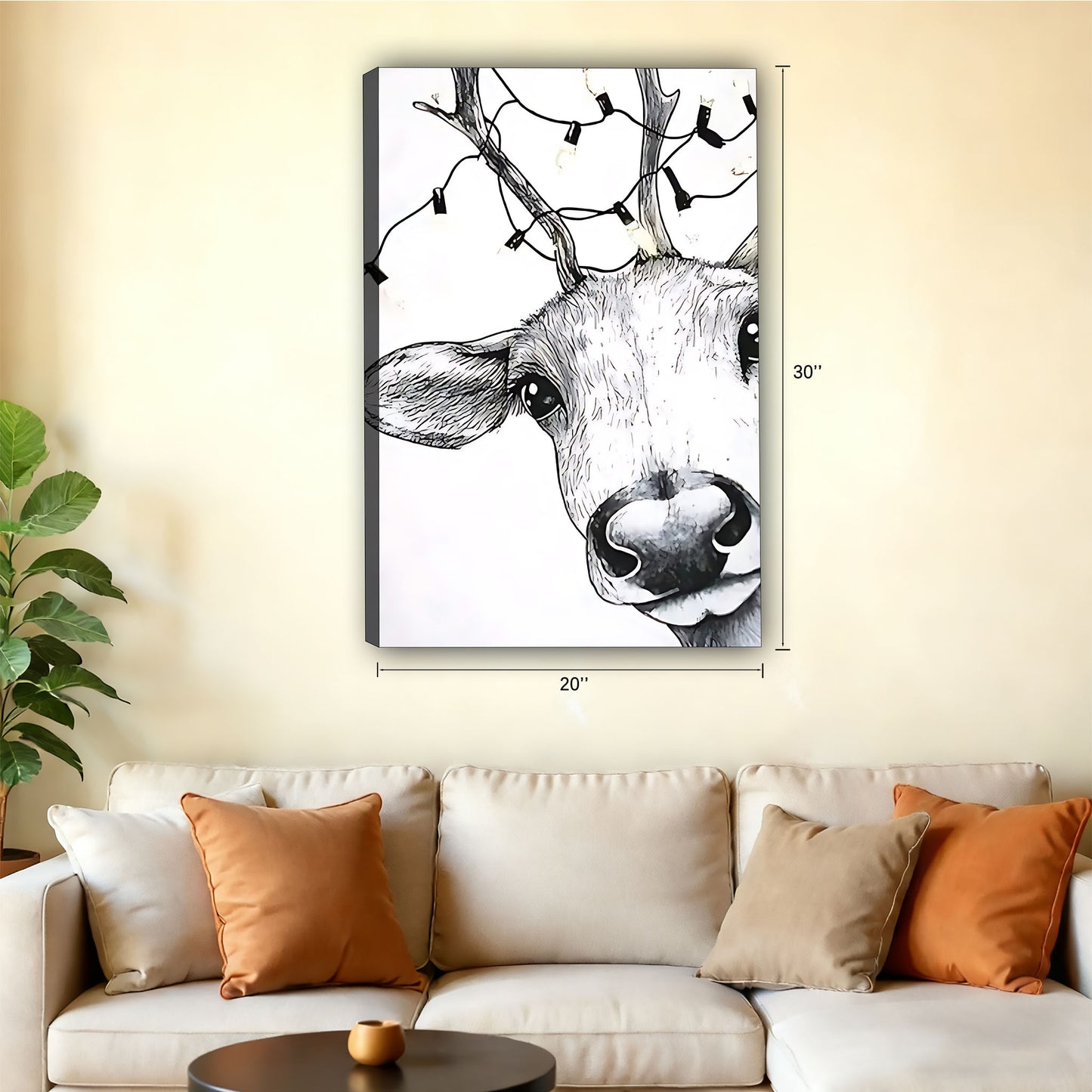 Christmas Wall Art – Festive Canvas Decor for Holiday Homes | Liberty Signs #SZ215