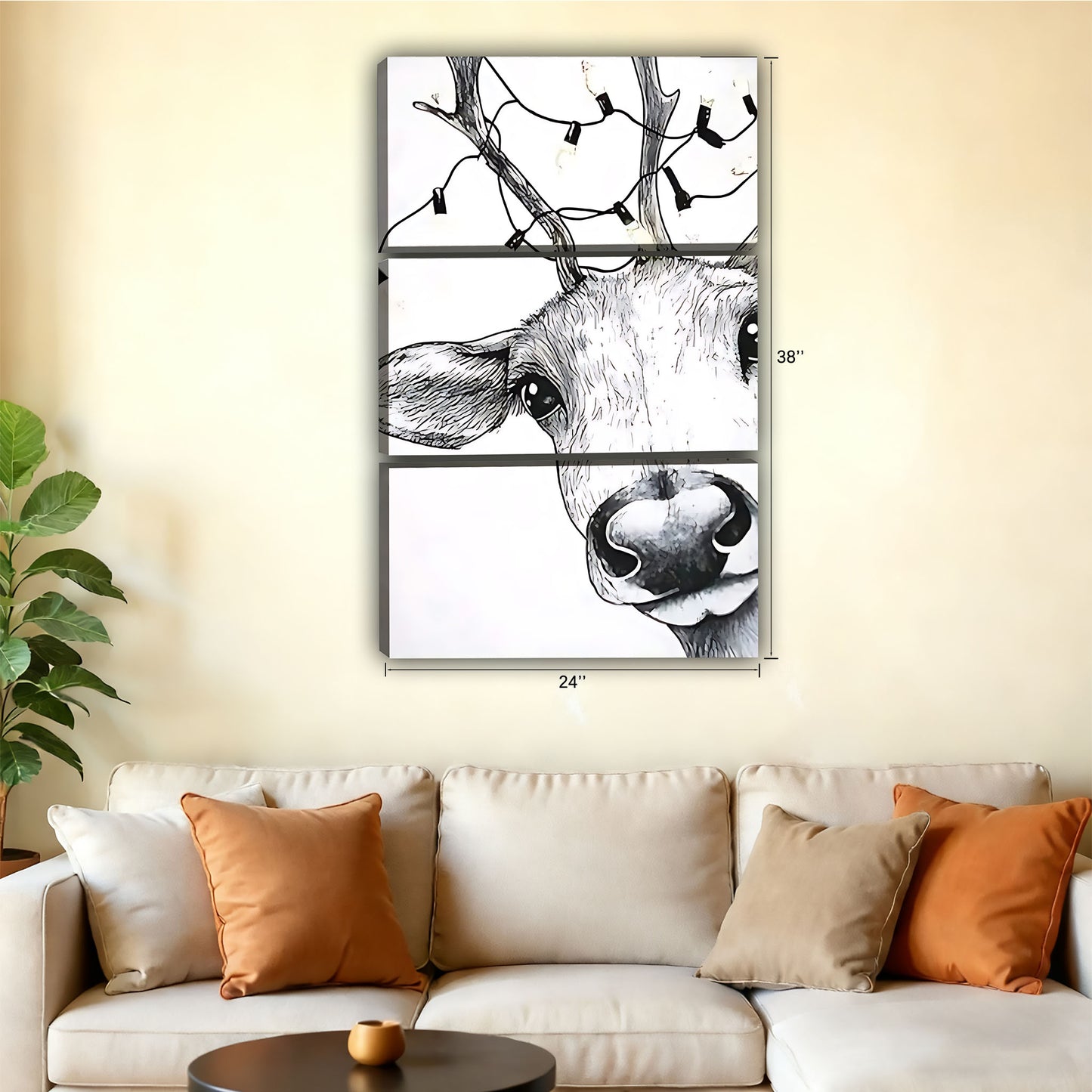 Christmas Wall Art – Festive Canvas Decor for Holiday Homes | Liberty Signs #SZ215