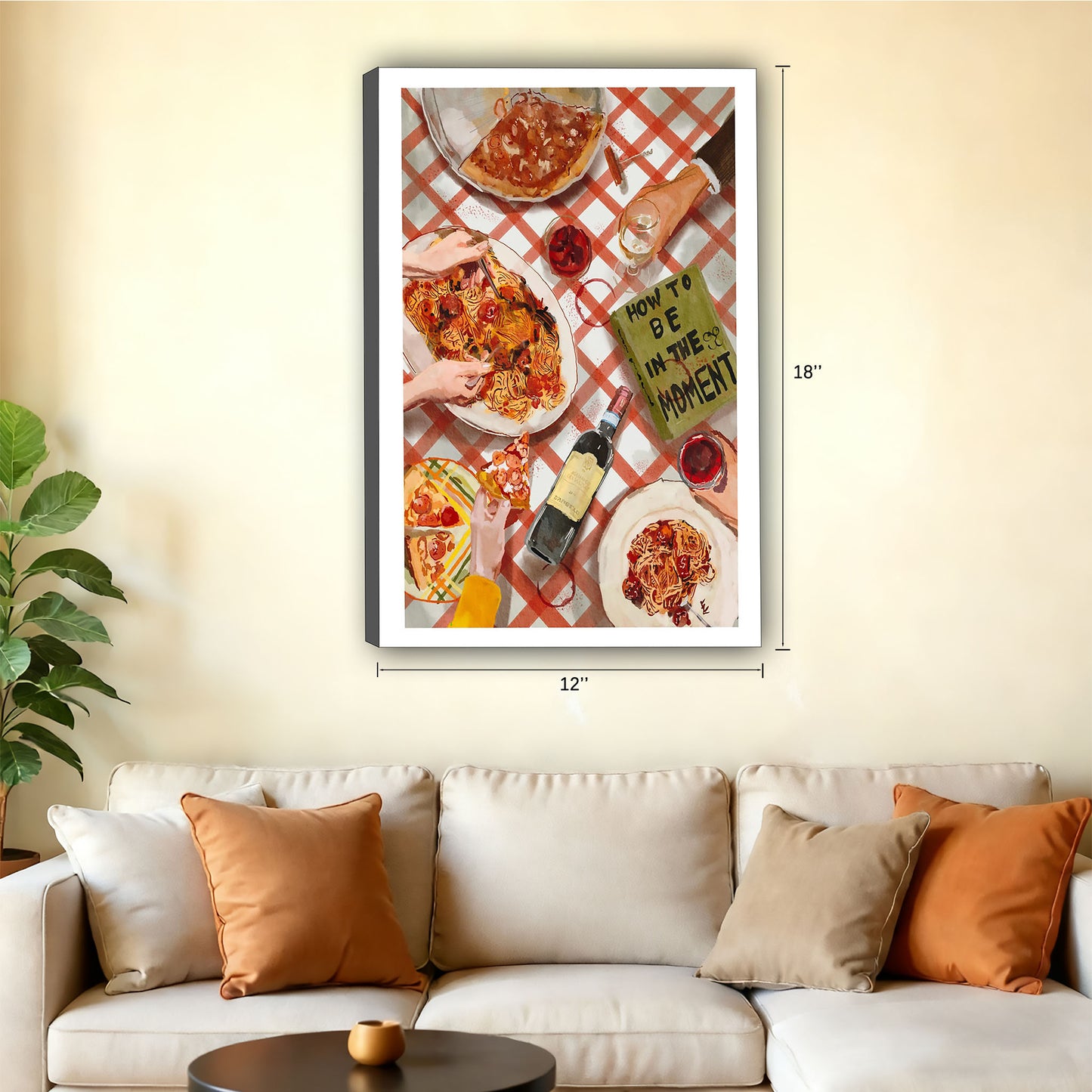 Neutral Abstract Framed Wall Art – Minimalist Line Art for Office or Studio | Liberty Signs #SZ217