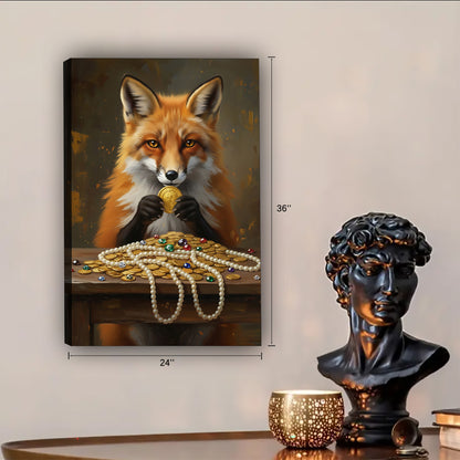 Funny Cat Art - Canvas Wall Art - Abstract Funny Living Room Decor| Liberty Signs #SZ223