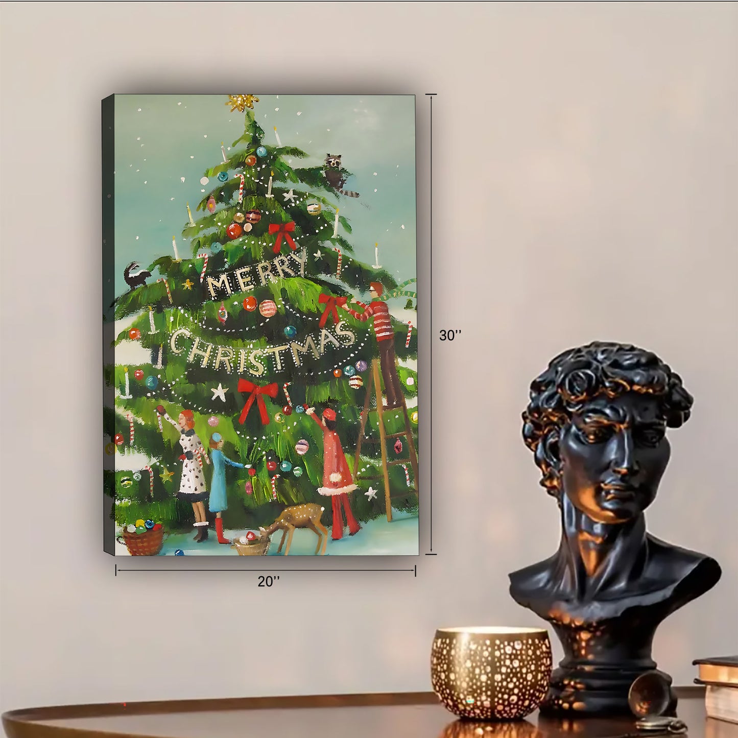 Christmas Wall Art – Festive Canvas Decor for Holiday Homes | Liberty Signs #SZ225