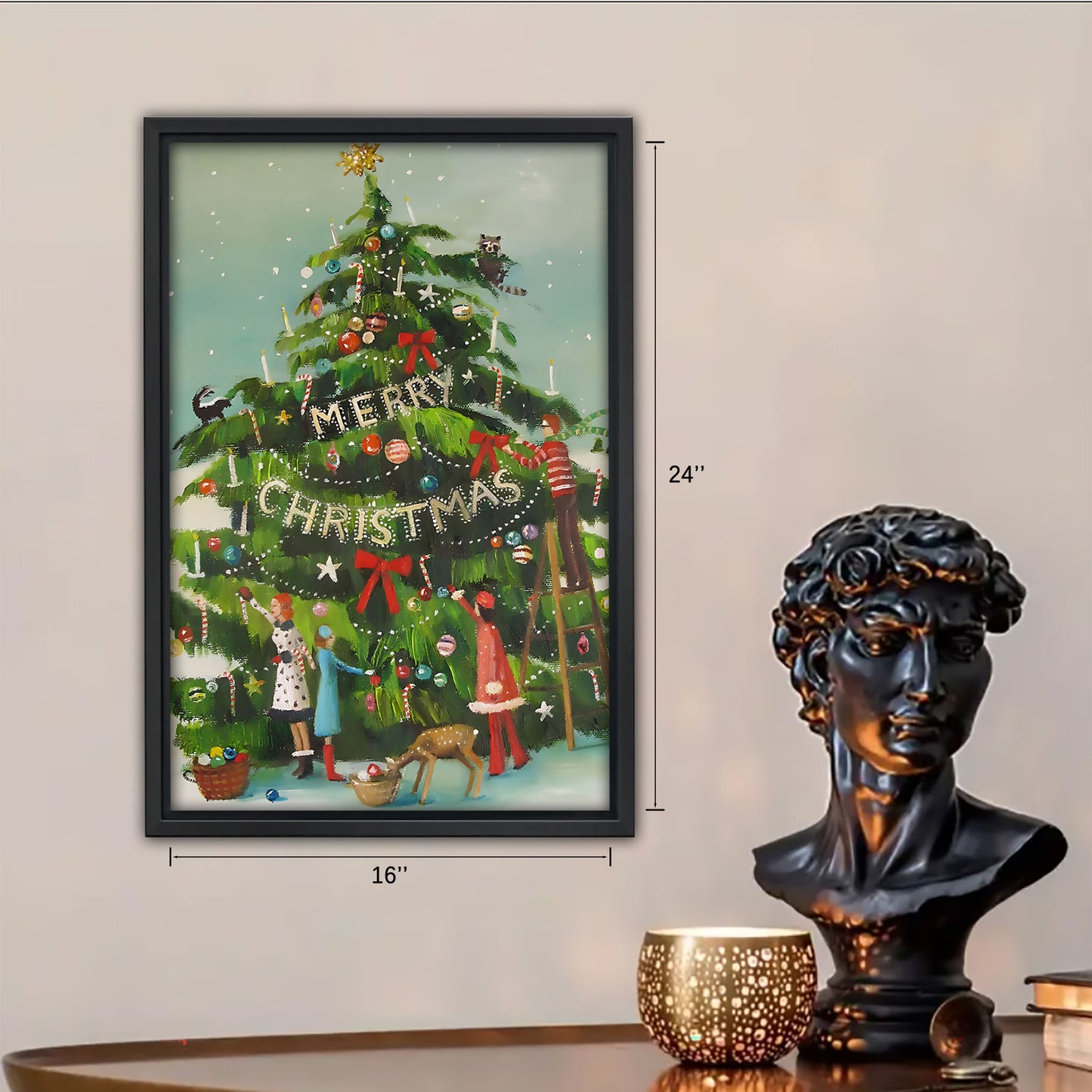 Christmas Wall Art – Festive Canvas Decor for Holiday Homes | Liberty Signs #SZ225