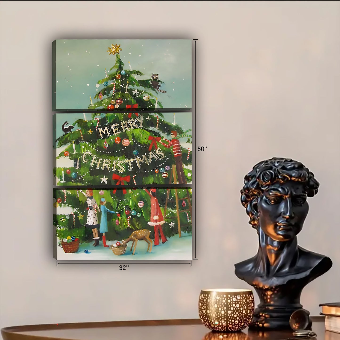 Christmas Wall Art – Festive Canvas Decor for Holiday Homes | Liberty Signs #SZ225