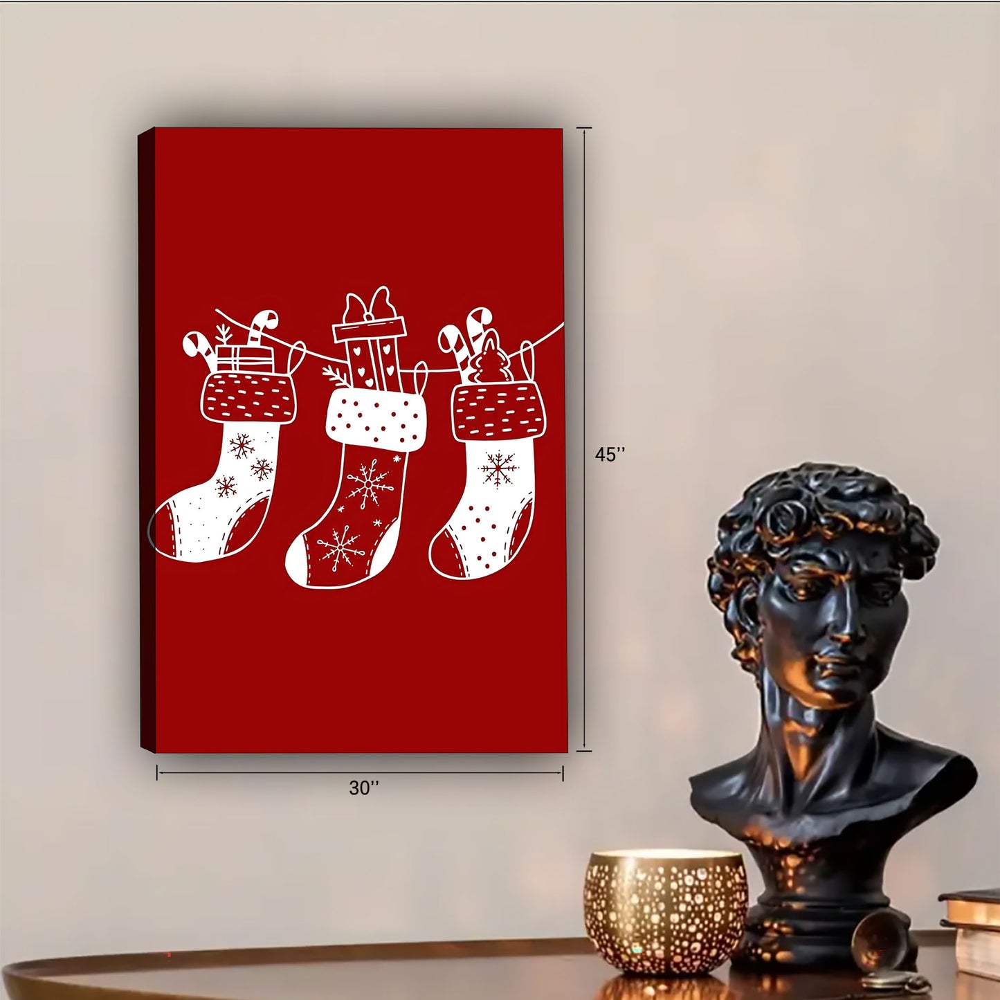 Christmas Wall Art – Festive Canvas Decor for Holiday Homes | Liberty Signs #SZ226