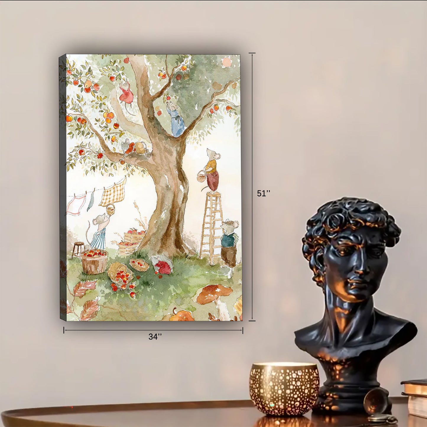 Neutral Abstract Framed Wall Art – Minimalist Line Art for Office or Studio | Liberty Signs #SZ228