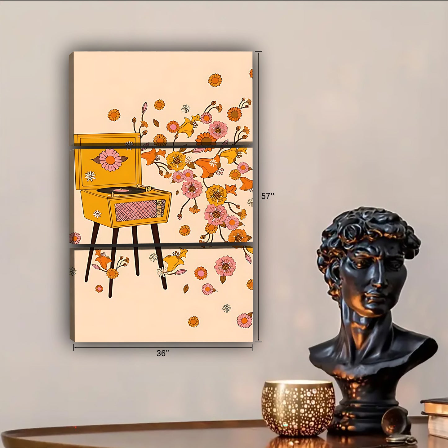 Neutral Abstract Framed Wall Art – Minimalist Line Art for Office or Studio | Liberty Signs #SZ234