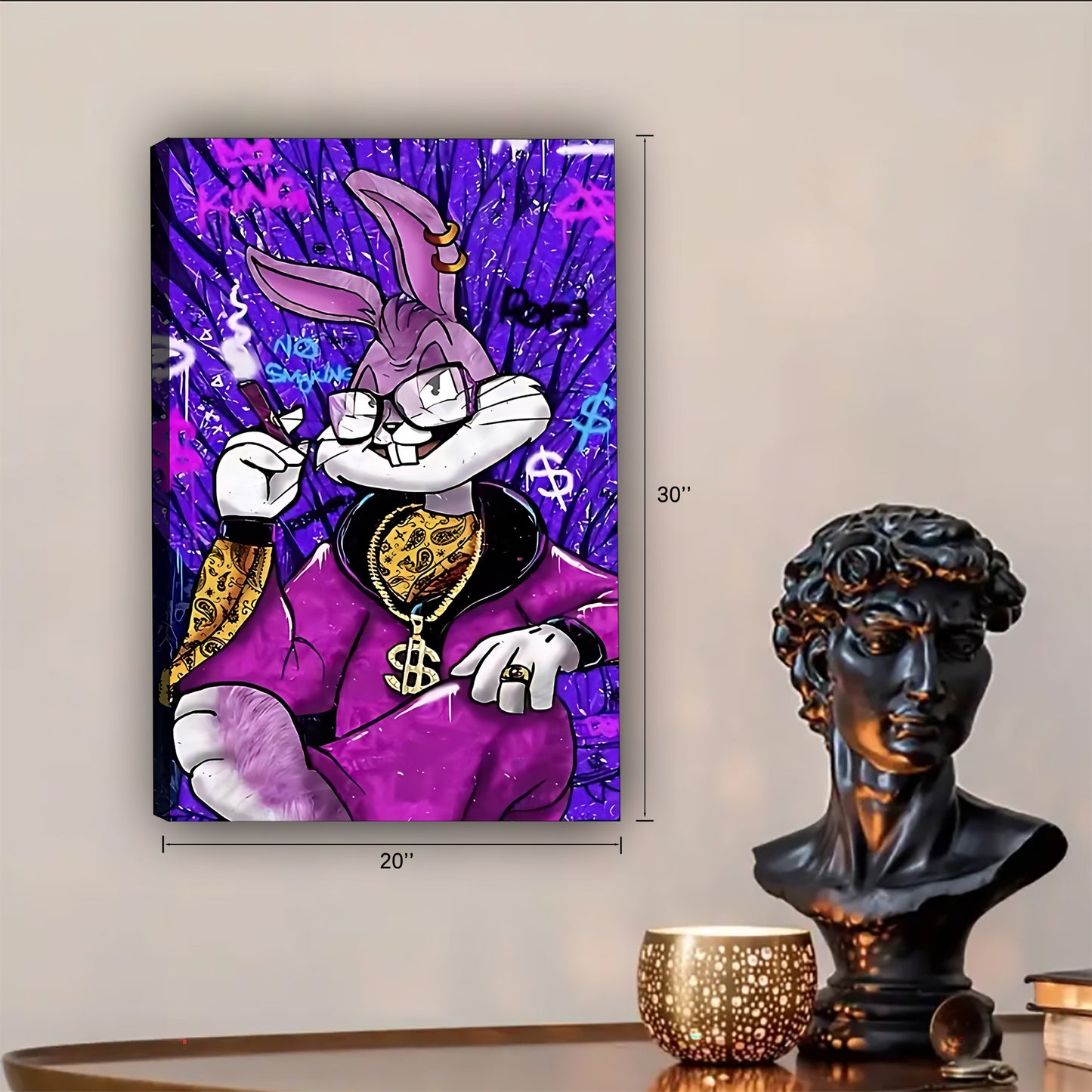 Neutral Abstract Framed Wall Art – Minimalist Line Art for Office or Studio | Liberty Signs #SZ238