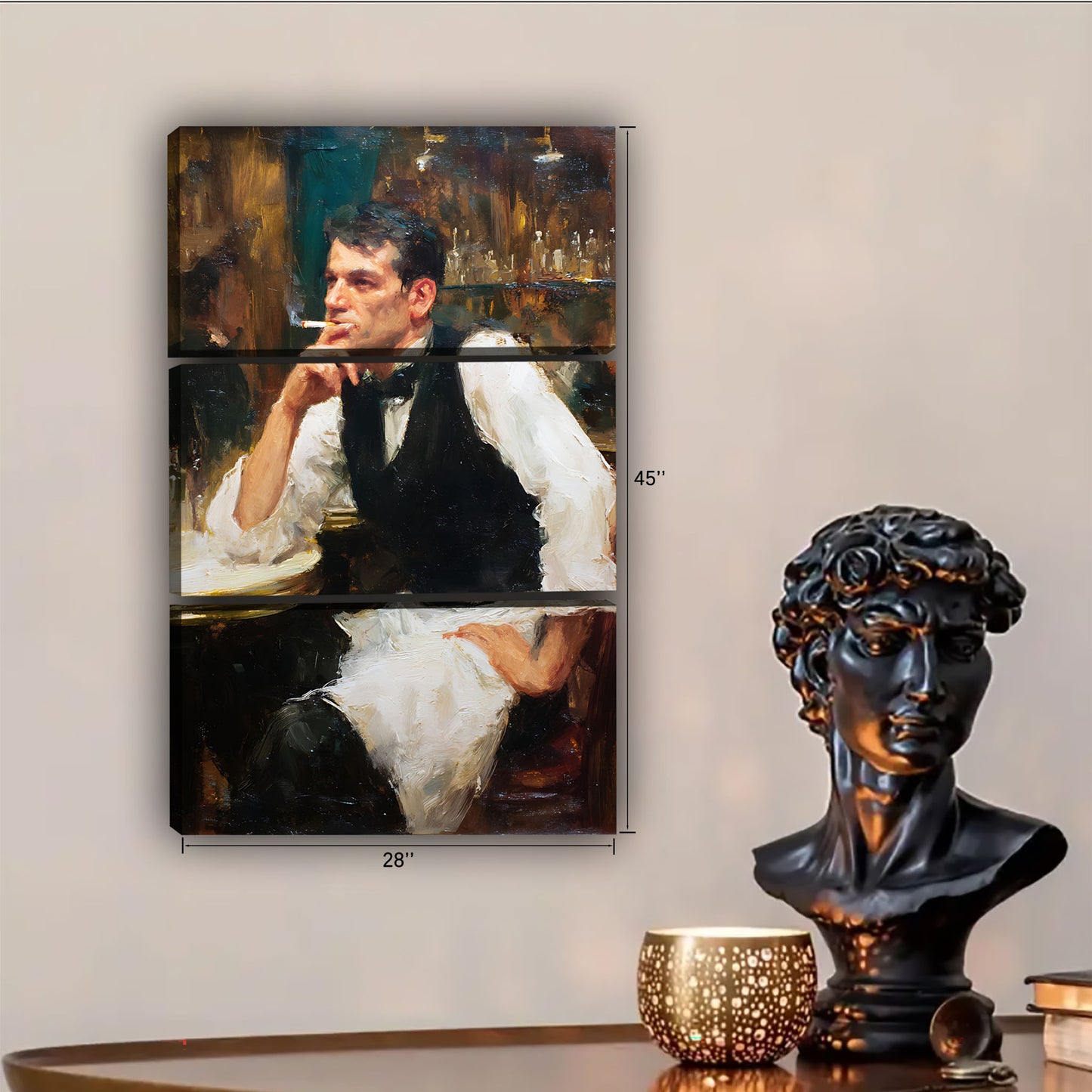 Neutral Abstract Framed Wall Art – Minimalist Line Art for Office or Studio | Liberty Signs #SZ240