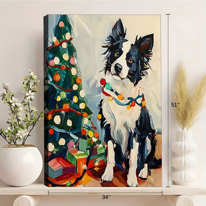 Funny Dog Art - Canvas Wall Art - Abstract Funny Living Room Decor| Liberty Signs #SZ257
