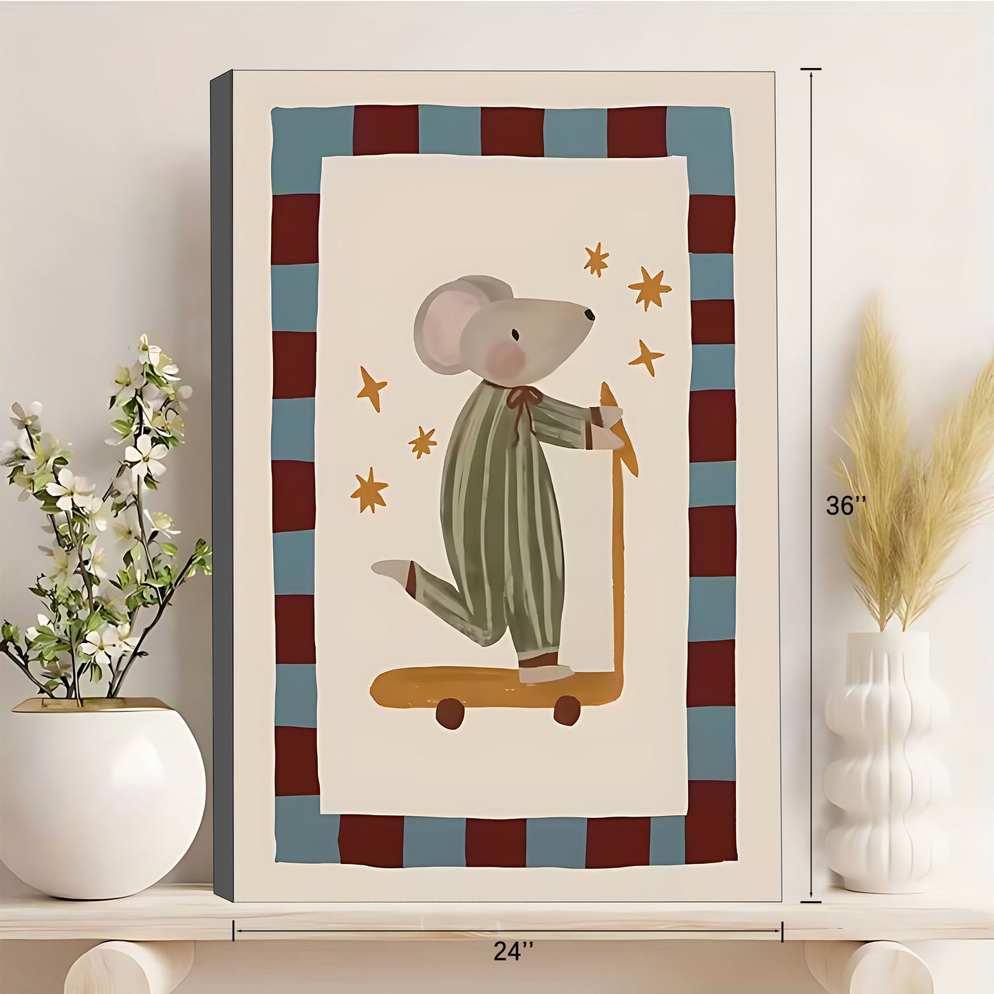 Neutral Abstract Framed Wall Art – Minimalist Line Art for Office or Studio | Liberty Signs #SZ259