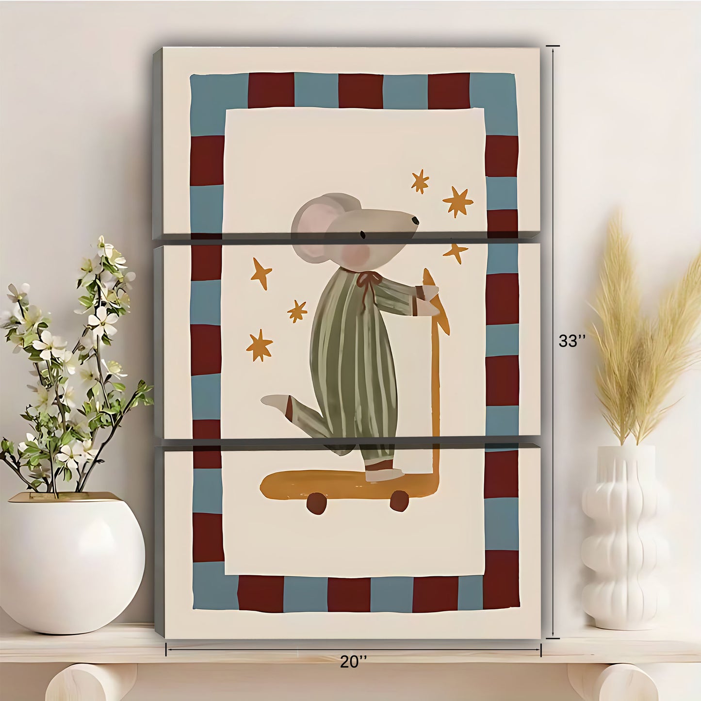 Neutral Abstract Framed Wall Art – Minimalist Line Art for Office or Studio | Liberty Signs #SZ259