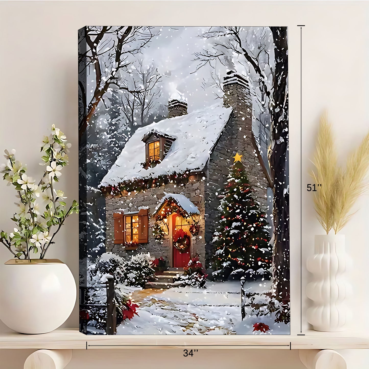 Christmas Wall Art – Festive Canvas Decor for Holiday Homes | Liberty Signs #SZ261