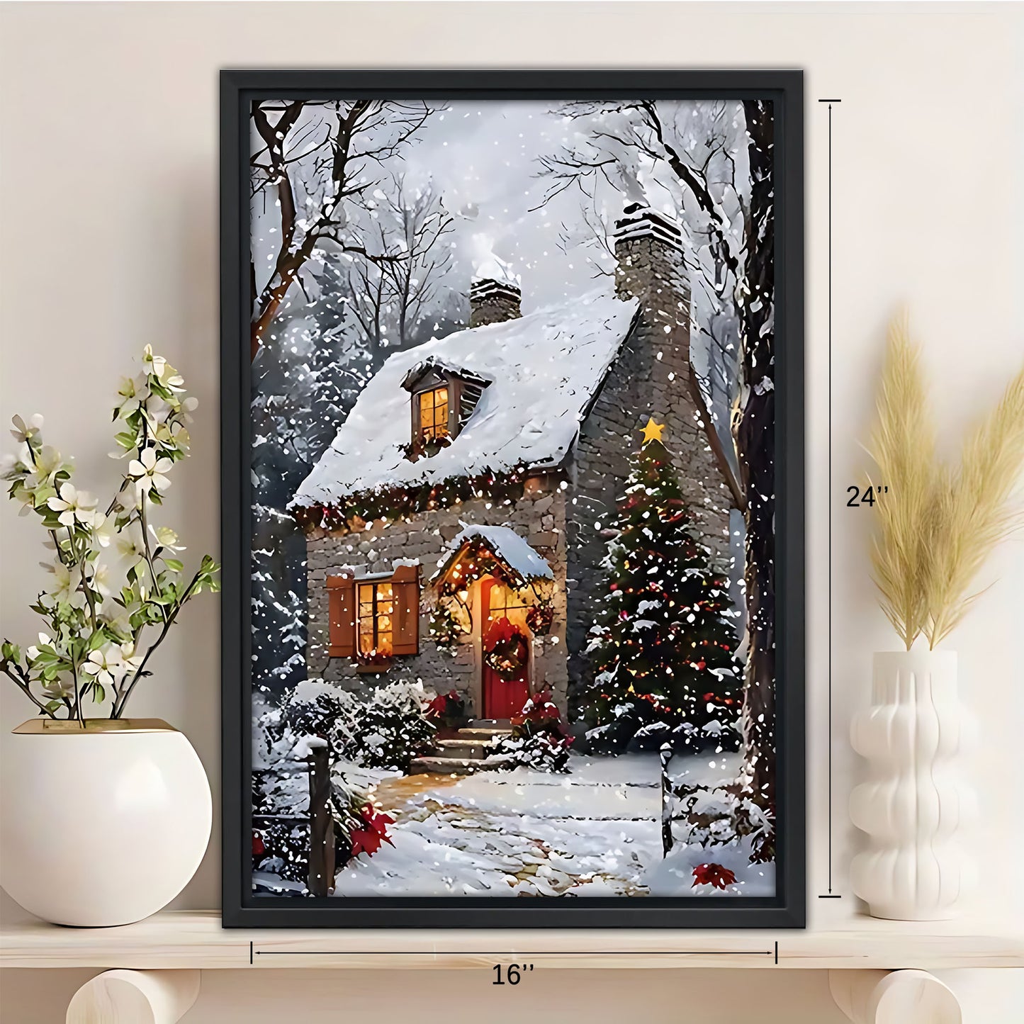 Christmas Wall Art – Festive Canvas Decor for Holiday Homes | Liberty Signs #SZ261