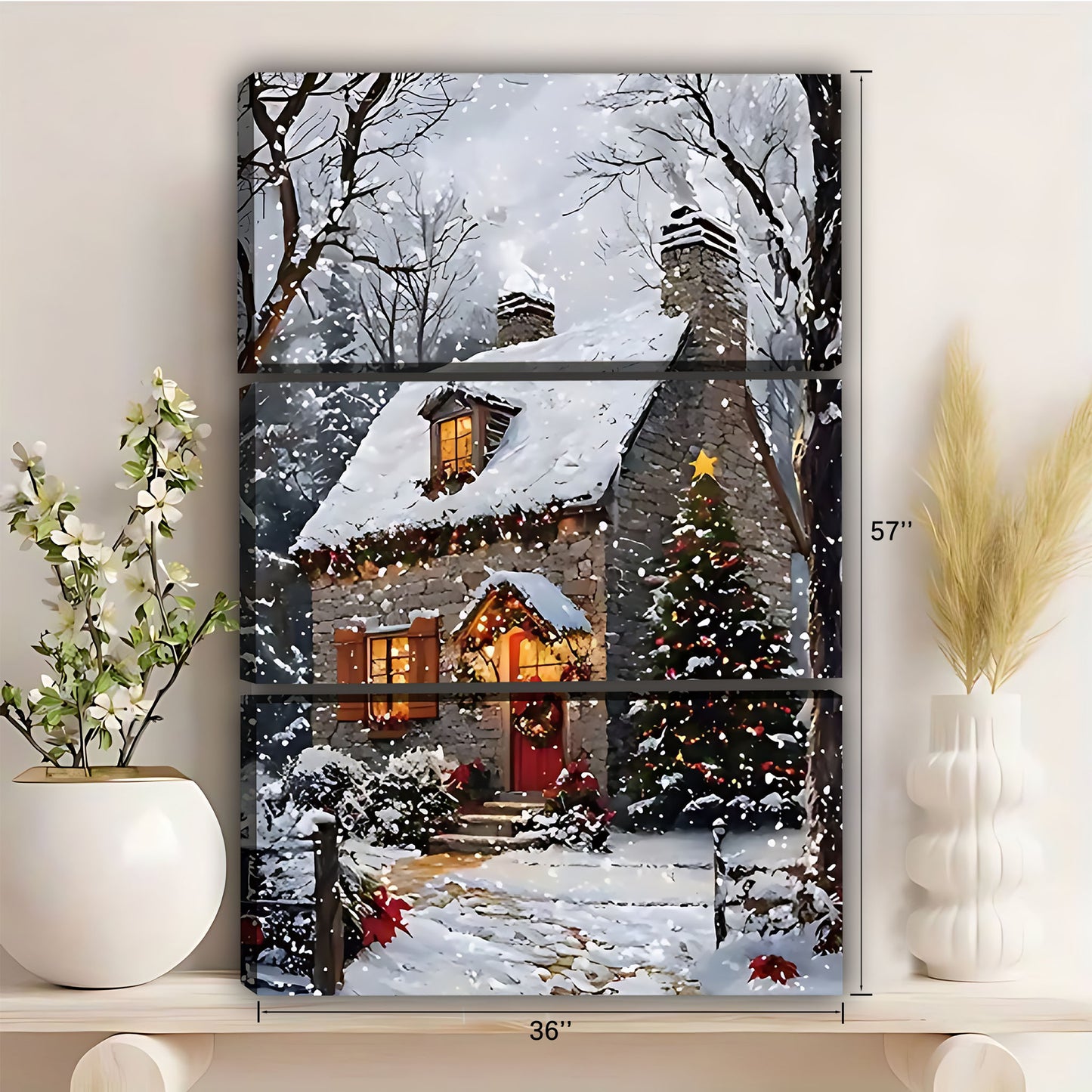 Christmas Wall Art – Festive Canvas Decor for Holiday Homes | Liberty Signs #SZ261