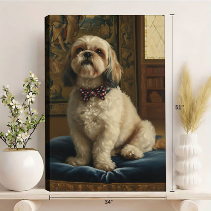 Funny Dog Art - Canvas Wall Art - Abstract Funny Living Room Decor| Liberty Signs #SZ262