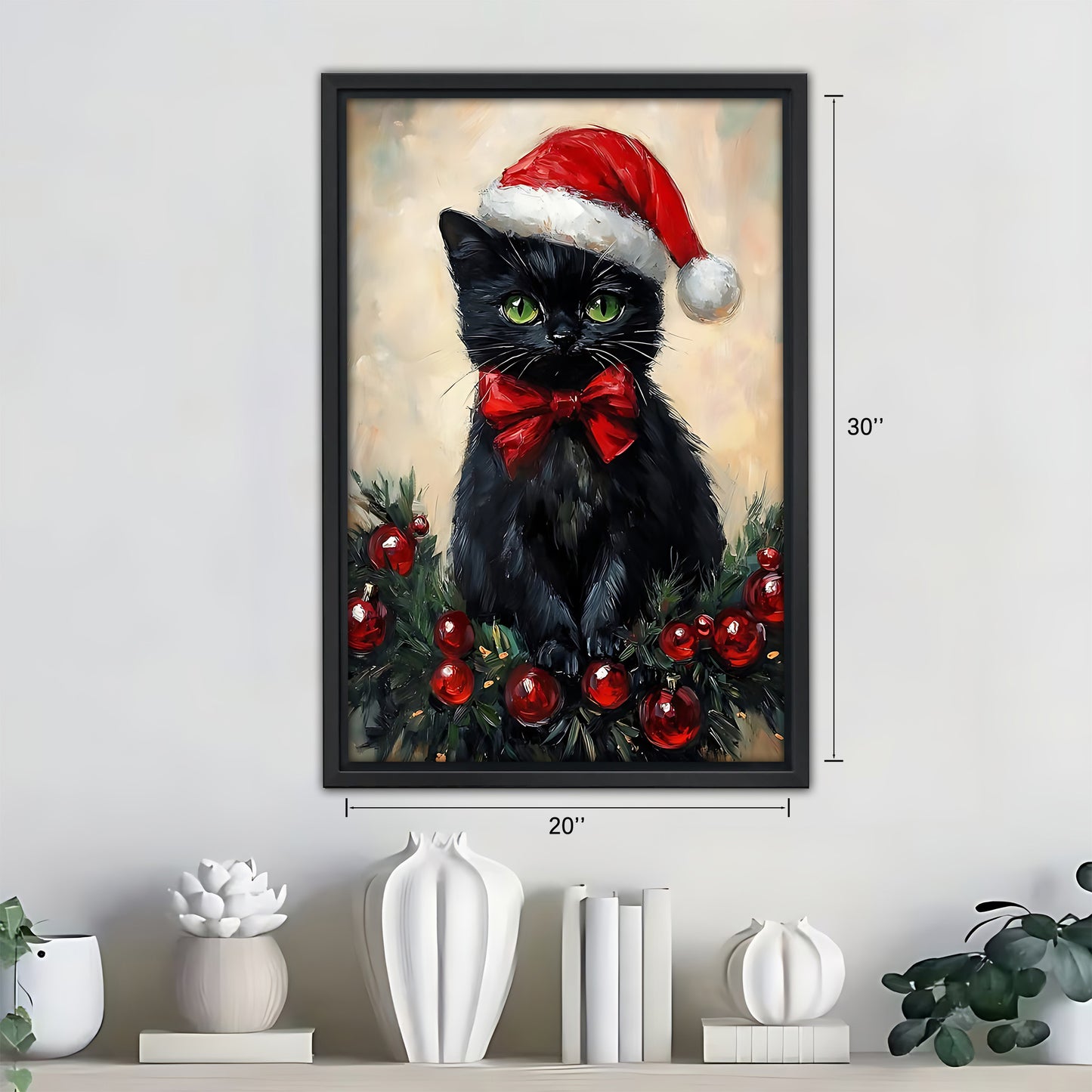 Funny Cat Art - Canvas Wall Art - Abstract Funny Living Room Decor| Liberty Signs #SZ263