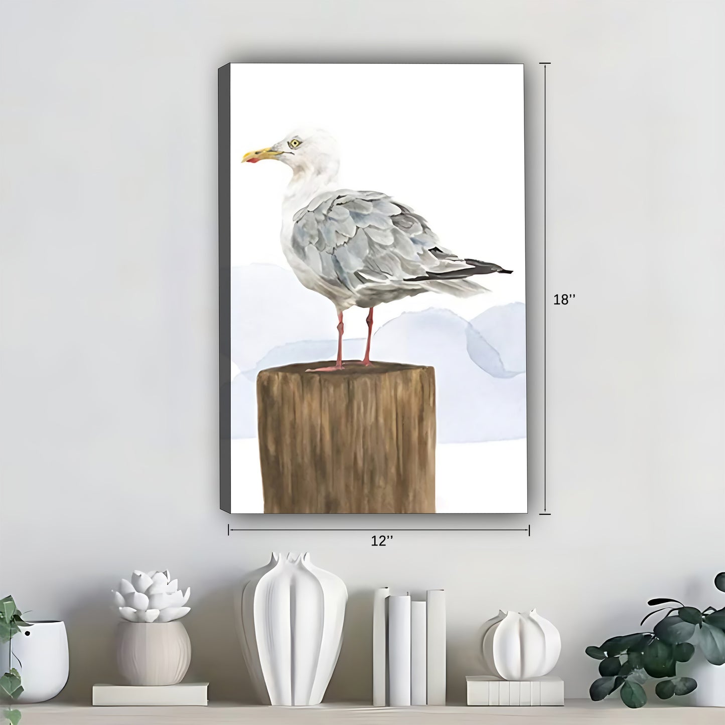Neutral Abstract Framed Wall Art – Minimalist Line Art for Office or Studio | Liberty Signs #SZ267