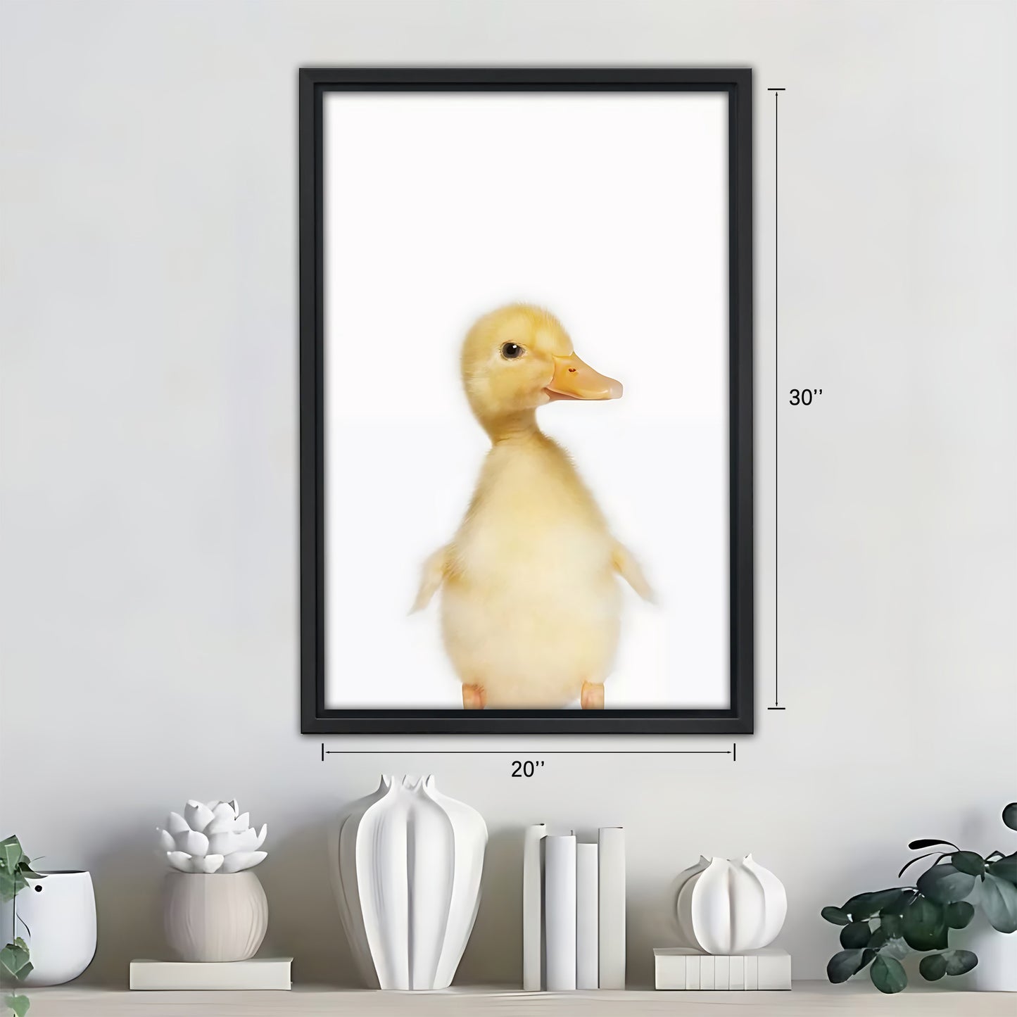 Neutral Abstract Framed Wall Art – Minimalist Line Art for Office or Studio | Liberty Signs #SZ269