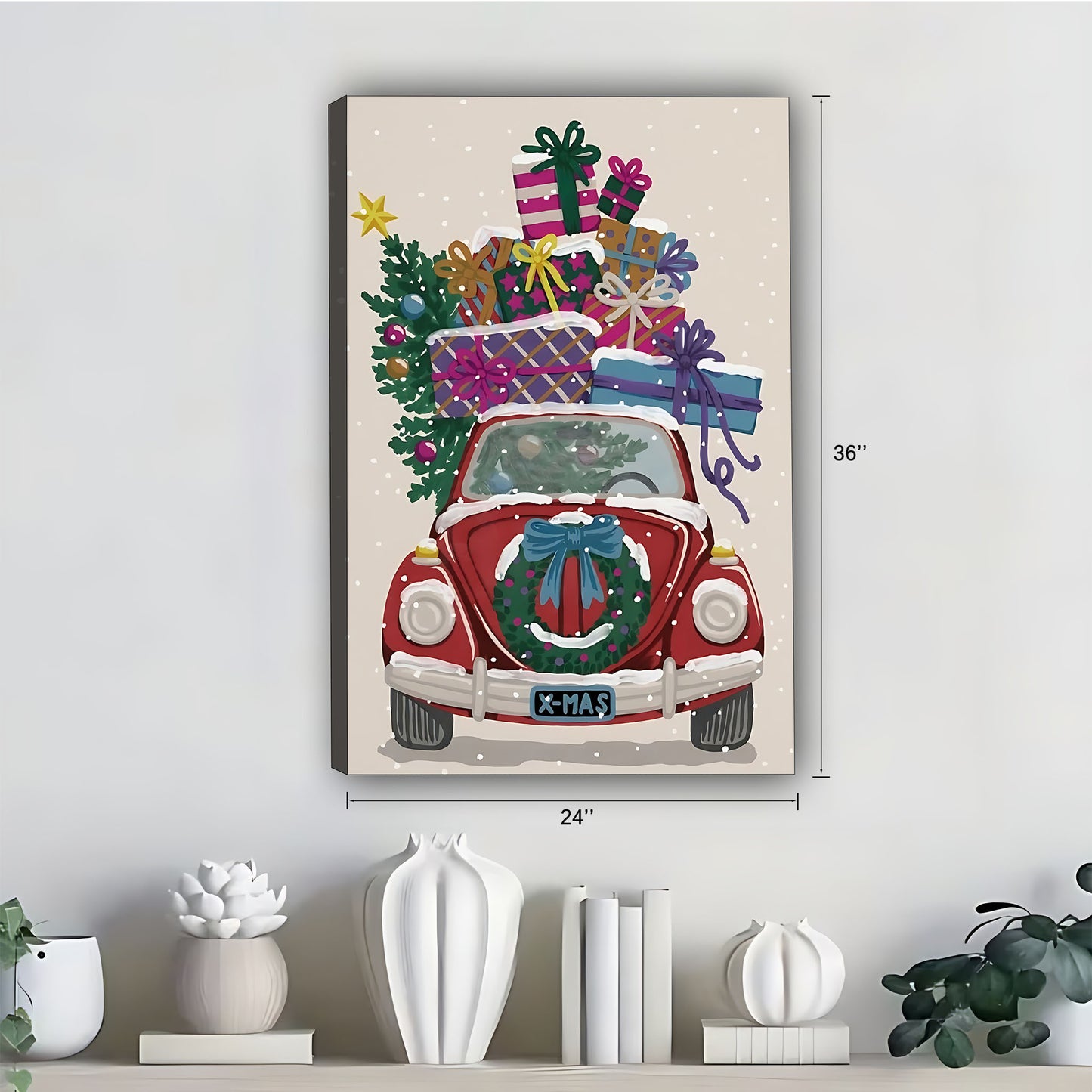 Christmas Wall Art – Festive Canvas Decor for Holiday Homes | Liberty Signs #SZ274