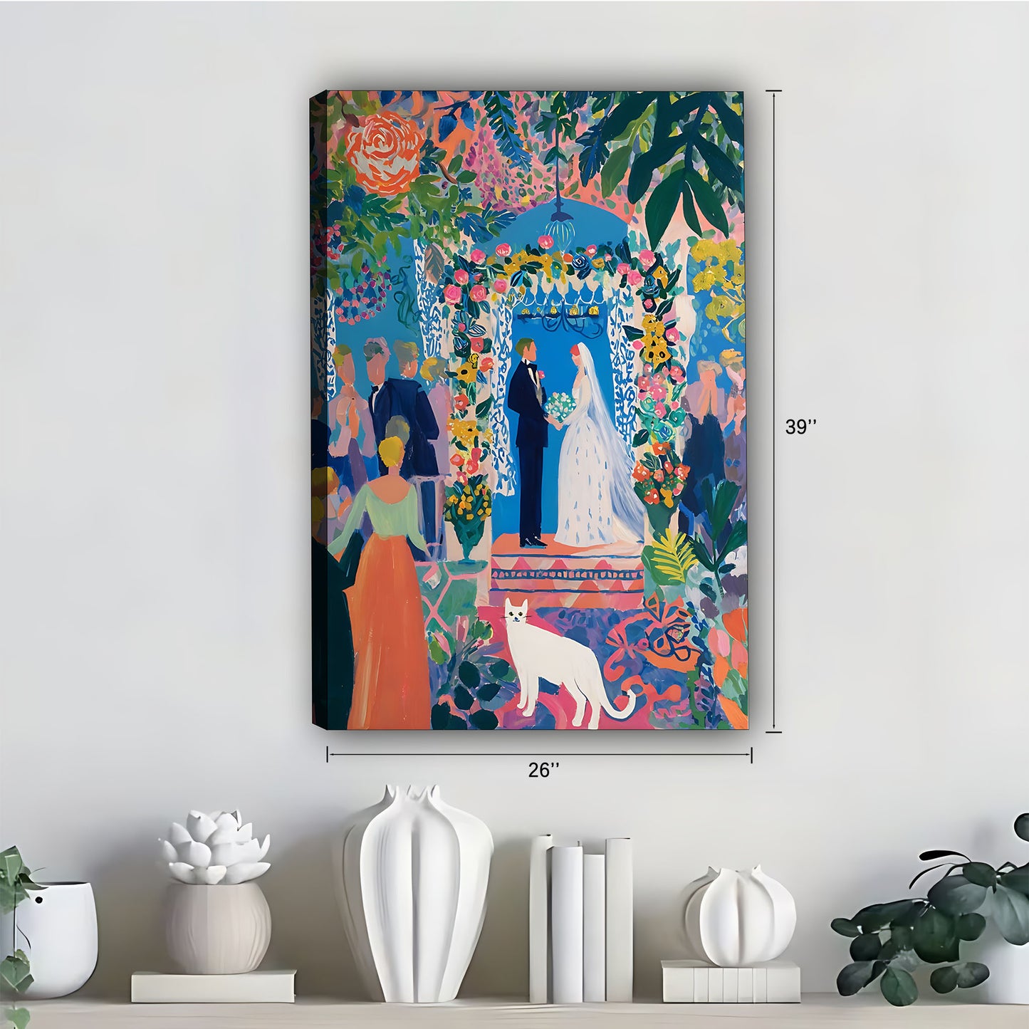 Neutral Abstract Framed Wall Art – Minimalist Line Art for Office or Studio | Liberty Signs #SZ277