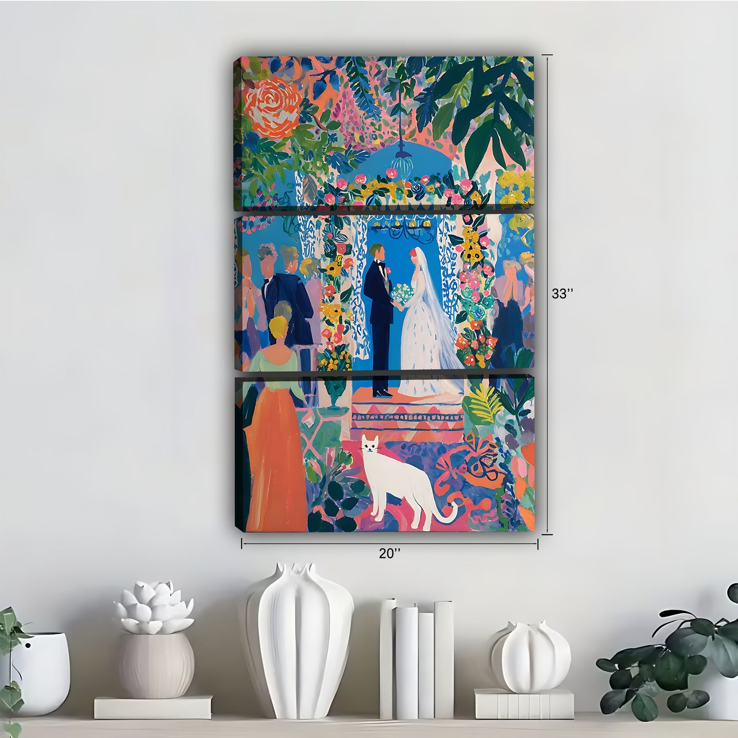 Neutral Abstract Framed Wall Art – Minimalist Line Art for Office or Studio | Liberty Signs #SZ277