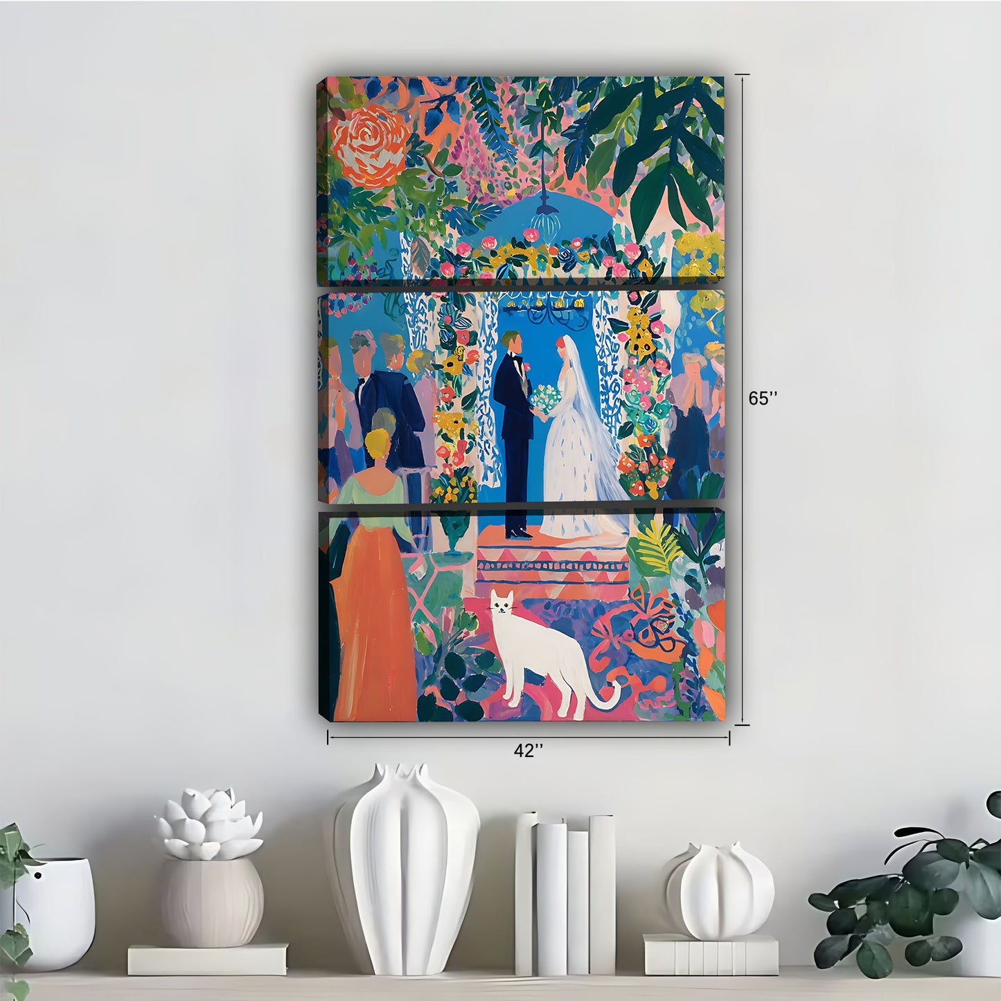 Neutral Abstract Framed Wall Art – Minimalist Line Art for Office or Studio | Liberty Signs #SZ277