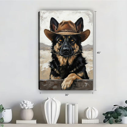 Funny Dog Art - Canvas Wall Art - Abstract Funny Living Room Decor| Liberty Signs #SZ279