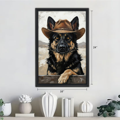 Funny Dog Art - Canvas Wall Art - Abstract Funny Living Room Decor| Liberty Signs #SZ279