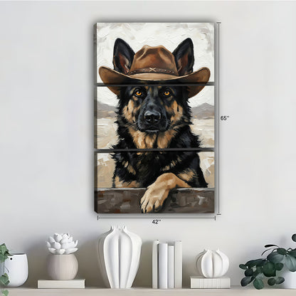 Funny Dog Art - Canvas Wall Art - Abstract Funny Living Room Decor| Liberty Signs #SZ279