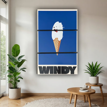 Funny Dog Art - Canvas Wall Art - Abstract Funny Living Room Decor| Liberty Signs #SZ191