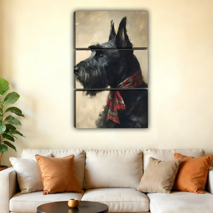 Funny Dog Art - Canvas Wall Art - Abstract Funny Living Room Decor| Liberty Signs #SZ219