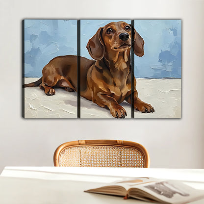 Funny Dog Art - Canvas Wall Art - Abstract Funny Living Room Decor| Liberty Signs #HZ069