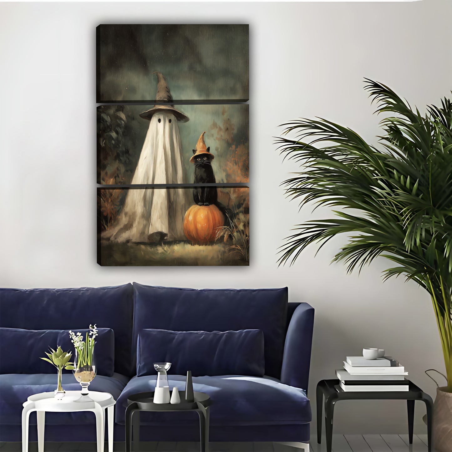 Halloween Collection -  Canvas Wall Art - Holiday Living Room Decor | Liberty Sign #SZ028