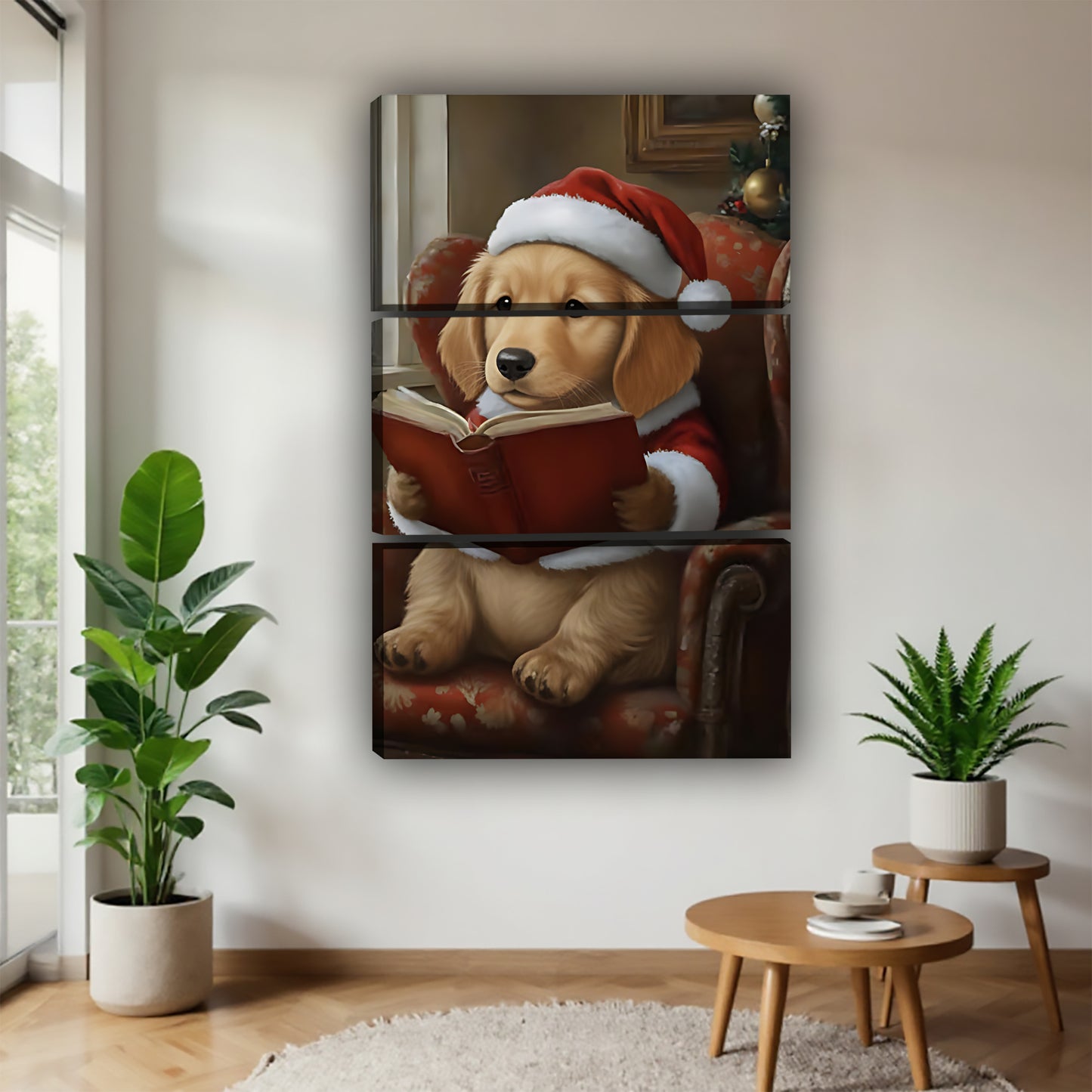 Funny Dog Art - Canvas Wall Art - Abstract Funny Living Room Decor| Liberty Signs #SZ190