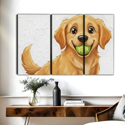 Funny Dog Art - Canvas Wall Art - Abstract Funny Living Room Decor| Liberty Signs #HZ105