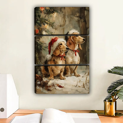 Funny Dog Art - Canvas Wall Art - Abstract Funny Living Room Decor| Liberty Signs #SZ180
