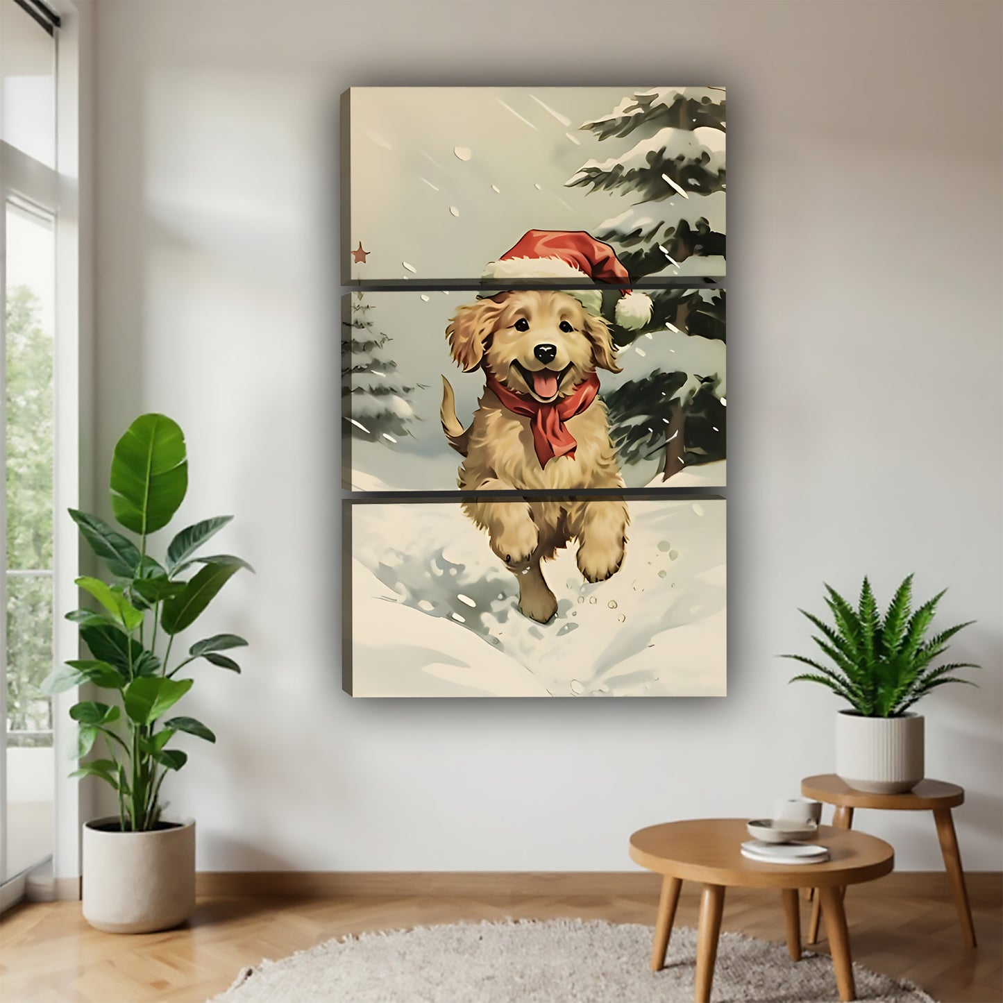 Funny Dog Art - Canvas Wall Art - Abstract Funny Living Room Decor| Liberty Signs #SZ192