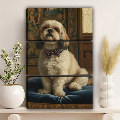 Funny Dog Art - Canvas Wall Art - Abstract Funny Living Room Decor| Liberty Signs #SZ262