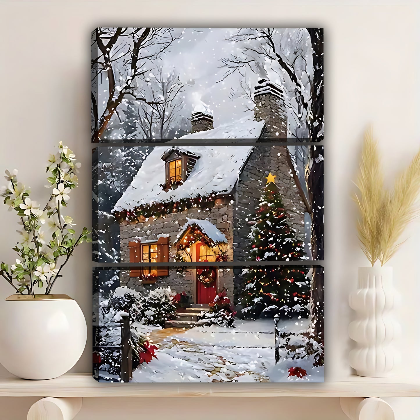 Christmas Wall Art – Festive Canvas Decor for Holiday Homes | Liberty Signs #SZ261