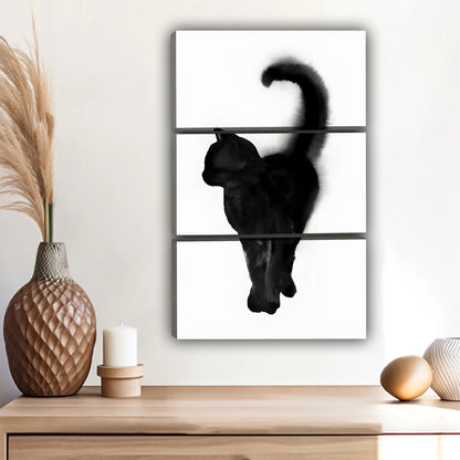 Funny Cat Art - Canvas Wall Art - Abstract Funny Living Room Decor| Liberty Signs #SZ121