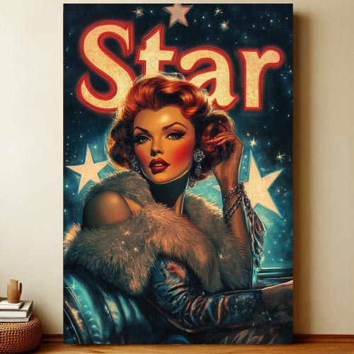 8x12 Pin-Up Girl Metal Sign – Retro Tin Wall Art for Garage & Bar Decor | Liberty Signs #3003