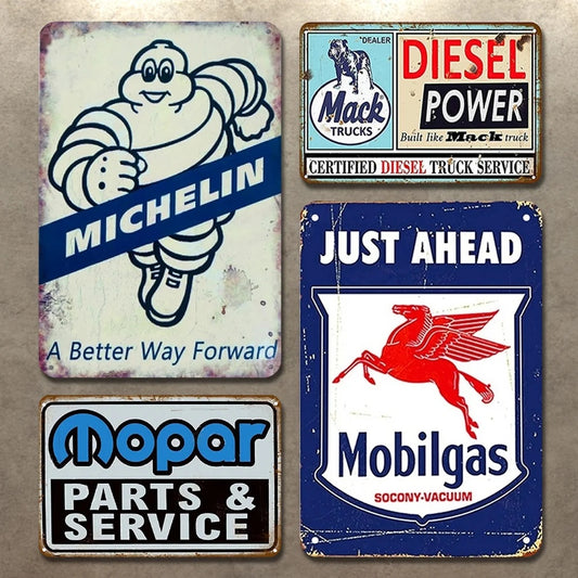 8x12 Classic Car Metal Sign – Vintage Tin Wall Art for Auto Fans & Garages | Liberty Signs #ZH4010