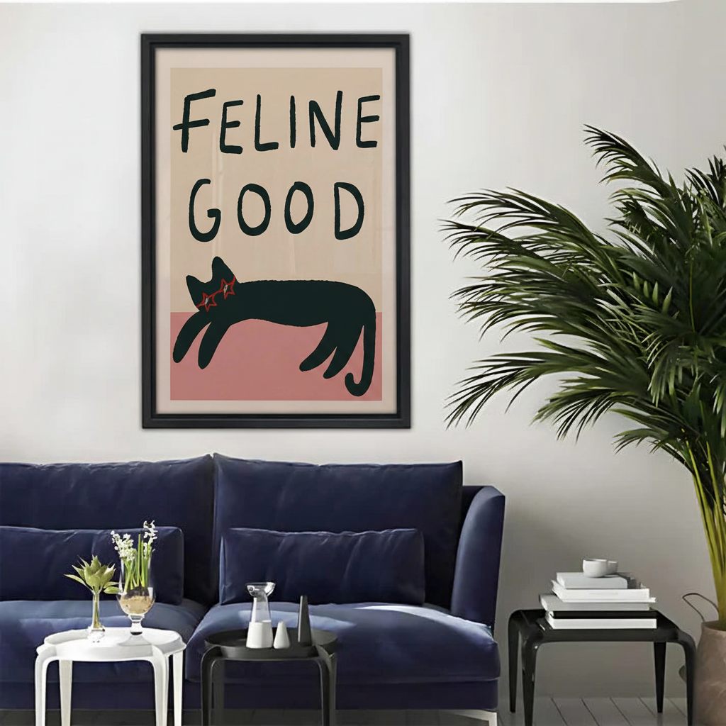 FELINE GOOD木框画-填满