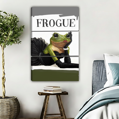 FROGUE时尚青蛙-三联画