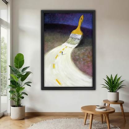 Paintbrush Path Wall Art - Surreal Journey Canvas Print|Liberty Signs #L919